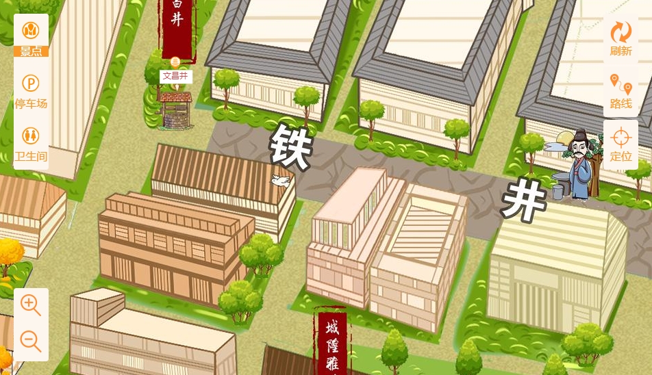 南开智慧景区：手绘地图与语音导览的完美融合